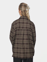 Indlæs billede til gallerivisning NEO NOIR Dita Flannel Check Shirt Brown
