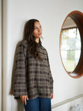 Indlæs billede til gallerivisning NEO NOIR Dita Flannel Check Shirt Brown
