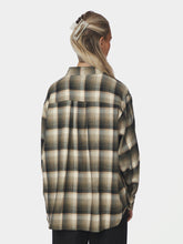 Indlæs billede til gallerivisning NEO NOIR Dalma Flannel Check Shirt Army
