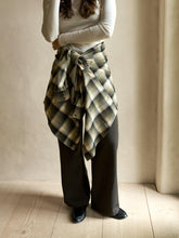 Indlæs billede til gallerivisning NEO NOIR Dalma Flannel Check Shirt Army

