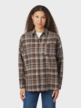 Indlæs billede til gallerivisning NEO NOIR Dalma Flannel Check Shirt Dark Taupe
