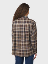 Indlæs billede til gallerivisning NEO NOIR Dalma Flannel Check Shirt Dark Taupe
