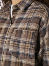 Indlæs billede til gallerivisning NEO NOIR Dalma Flannel Check Shirt Dark Taupe
