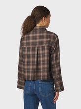 Indlæs billede til gallerivisning NEO NOIR Jaylin Flannel Check Shirt Dark Taupe
