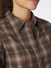 Indlæs billede til gallerivisning NEO NOIR Jaylin Flannel Check Shirt Dark Taupe
