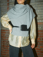 Indlæs billede til gallerivisning MOS MOSH Biola Bine Knit Vest Grey Melange
