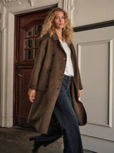 Indlæs billede til gallerivisning MOS MOSH Lucca Barkley Wool Coat Slate Black
