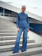 Indlæs billede til gallerivisning MOS MOSH Dara Deco Jeans Mid Blue
