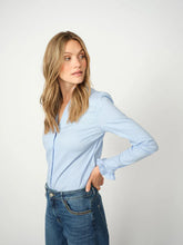 Indlæs billede til gallerivisning MOS MOSH Hassie Pleat Shirt Brunnera Blue
