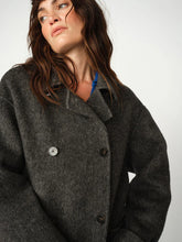 Indlæs billede til gallerivisning MOS MOSH Lucca Barkley Wool Coat Phantom
