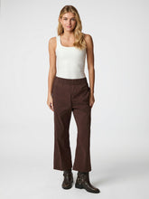 Indlæs billede til gallerivisning NEO NOIR Yana Poplin Pants Dark Brown
