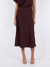 Indlæs billede til gallerivisning NEO NOIR Bovary Skirt Burgundy
