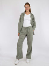Indlæs billede til gallerivisning NEO NOIR Sonar Linen Pants Dusty Army
