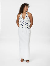 Indlæs billede til gallerivisning NEO NOIR Noa Linen Skirt White
