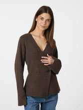 Indlæs billede til gallerivisning NEO NOIR Marie Louise Knit Cardigan Brown
