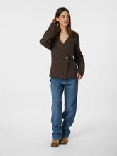 Indlæs billede til gallerivisning NEO NOIR Marie Louise Knit Cardigan Brown

