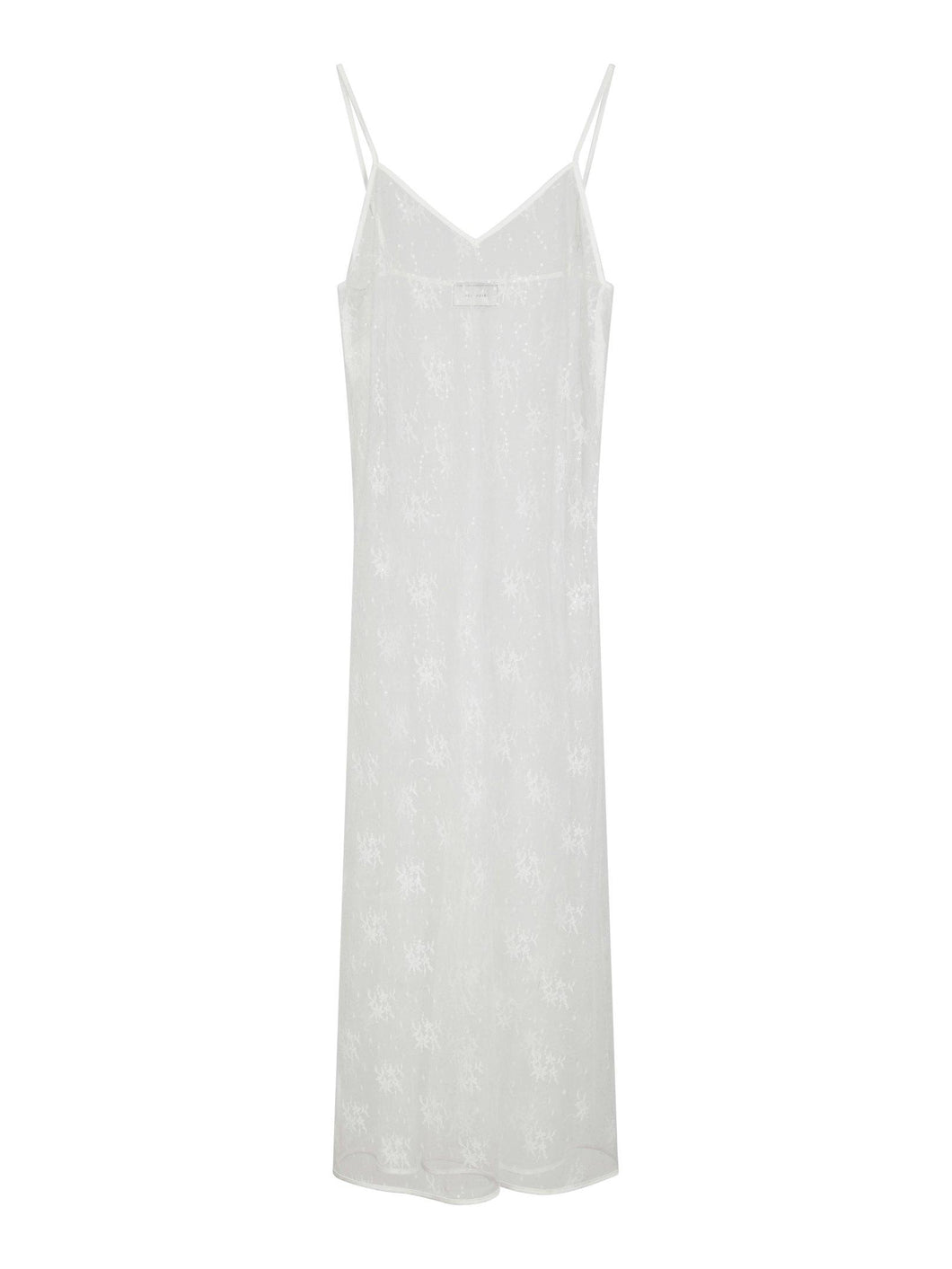 NEO NOIR Tarzana Lace Sequins Dress White