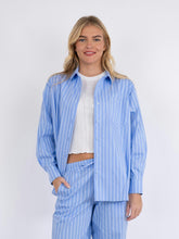 Indlæs billede til gallerivisning NEO NOIR Dalma Double Stripe Shirt Light Blue

