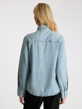 Indlæs billede til gallerivisning NEO NOIR Roger Denim Shirt Smoke Blue
