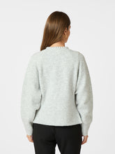 Indlæs billede til gallerivisning NEO NOIR Lilly Pearl Knit Cardigan Light Grey Melange
