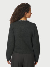 Indlæs billede til gallerivisning NEO NOIR Marie Stone Cardigan Antracit
