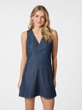 Indlæs billede til gallerivisning NEO NOIR Nava Denim Dress Dark Blue
