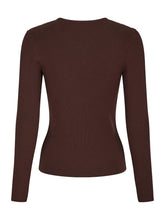 Indlæs billede til gallerivisning NEO NOIR Carlton Knit Blouse Brown
