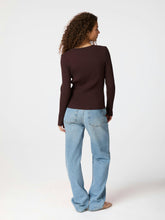 Indlæs billede til gallerivisning NEO NOIR Carlton Knit Blouse Brown
