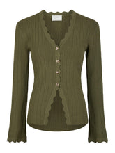 Indlæs billede til gallerivisning NEO NOIR Clara Stitch Knit Olive
