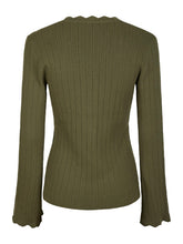 Indlæs billede til gallerivisning NEO NOIR Clara Stitch Knit Olive
