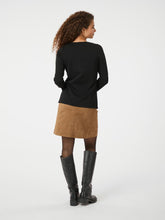 Indlæs billede til gallerivisning NEO NOIR Hemie Faux Suede Skirt Cognac
