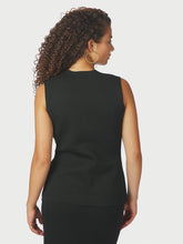 Indlæs billede til gallerivisning NEO NOIR Sway Smooth Knit Waistcoat Black
