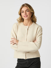 Indlæs billede til gallerivisning NEO NOIR Mixie Knit Cardigan Ivory
