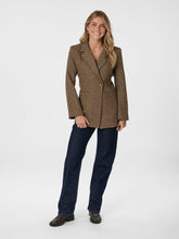 Indlæs billede til gallerivisning NEO NOIR Bowie Herringbone Blazer Brown
