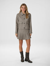 Indlæs billede til gallerivisning NEO NOIR Romana Herringbone Jacket Dusty Brown
