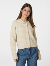 Indlæs billede til gallerivisning NEO NOIR Emelie Knit Cardigan Ivory
