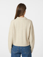 Indlæs billede til gallerivisning NEO NOIR Emelie Knit Cardigan Ivory
