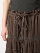 Indlæs billede til gallerivisning NEO NOIR Fippo Voile Skirt Dark Brown
