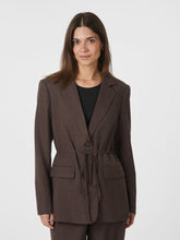 Indlæs billede til gallerivisning NEO NOIR Jemmie Melange Blazer Brown
