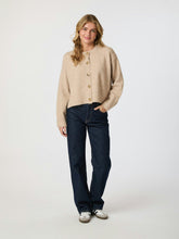 Indlæs billede til gallerivisning NEO NOIR Muki Knit Cardigan Sand Melange

