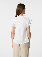 Indlæs billede til gallerivisning NEO NOIR Kyoti Embroidery Top White

