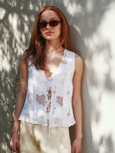 Indlæs billede til gallerivisning NEO NOIR Alboa Embroidery Top Off White
