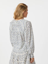 Indlæs billede til gallerivisning NEO NOIR Nipoa Dot Flower Blouse Blue
