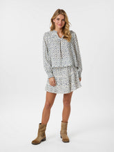 Indlæs billede til gallerivisning NEO NOIR Nipoa Dot Flower Blouse Blue
