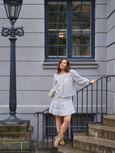 Indlæs billede til gallerivisning NEO NOIR Nipoa Dot Flower Blouse Blue
