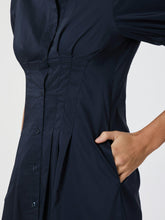 Indlæs billede til gallerivisning NEO NOIR Baia Poplin Dress Navy
