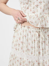 Indlæs billede til gallerivisning NEO NOIR Fippo Fine Print Skirt Creme

