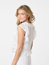 Indlæs billede til gallerivisning NEO NOIR Netali S Voile Top White
