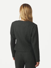 Indlæs billede til gallerivisning NEO NOIR Amanda Herringbone Jacket Antracit
