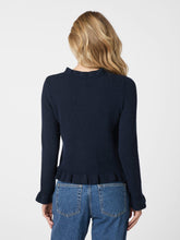 Indlæs billede til gallerivisning NEO NOIR Elowen Knit Blouse Navy
